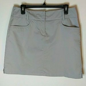 Adidas Clima Cool, gray zip up Skort, Size, 8
